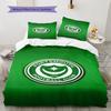 PFC logo Bedding Quilt Set Quilt Cover Pillowcase Home Decoration Birthday Gift (1 * duvet cover + 2 * pillowcase, without core)