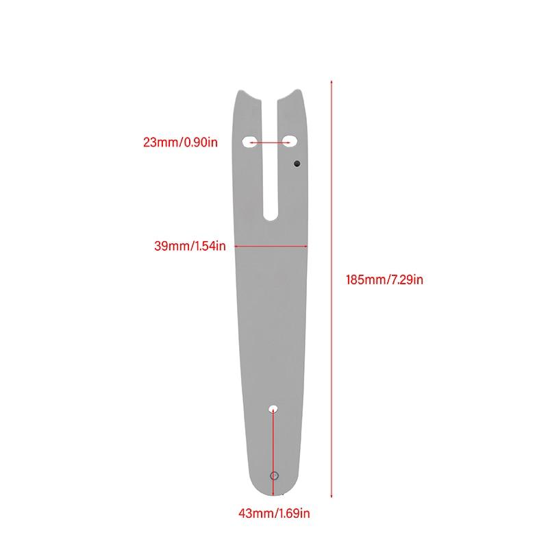 1 шт. 4/6/8 дюймов, направляющие стержни, лезвия для цепей бензопилы, направляющая мощность, подходит для замены мини-электрической цепной пилы