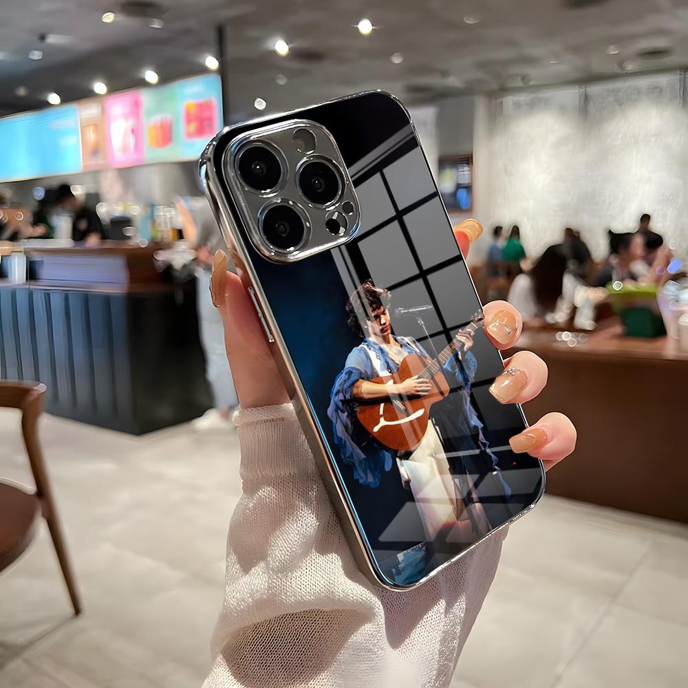 Чехол для телефона Conan Gray Wishbone для iPhone 17 Pro Max 15 Pro 16 14 Plus 12 13 Mini 11 Pro Ударопрочный Электроplated Стеклянная крышка
