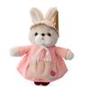 Rabbit Family Bunny Keychain with Clothes Plush Rabbit Key Ring  Car Key Chain