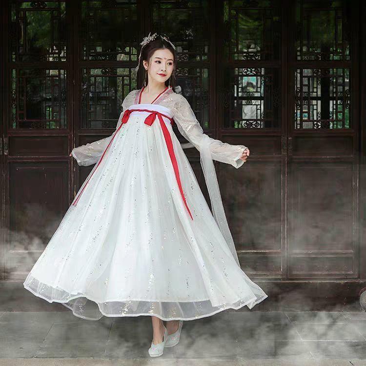 Chinese Tang Dynasty Style Hanfu Autumn And Winter Daily Women's Suit