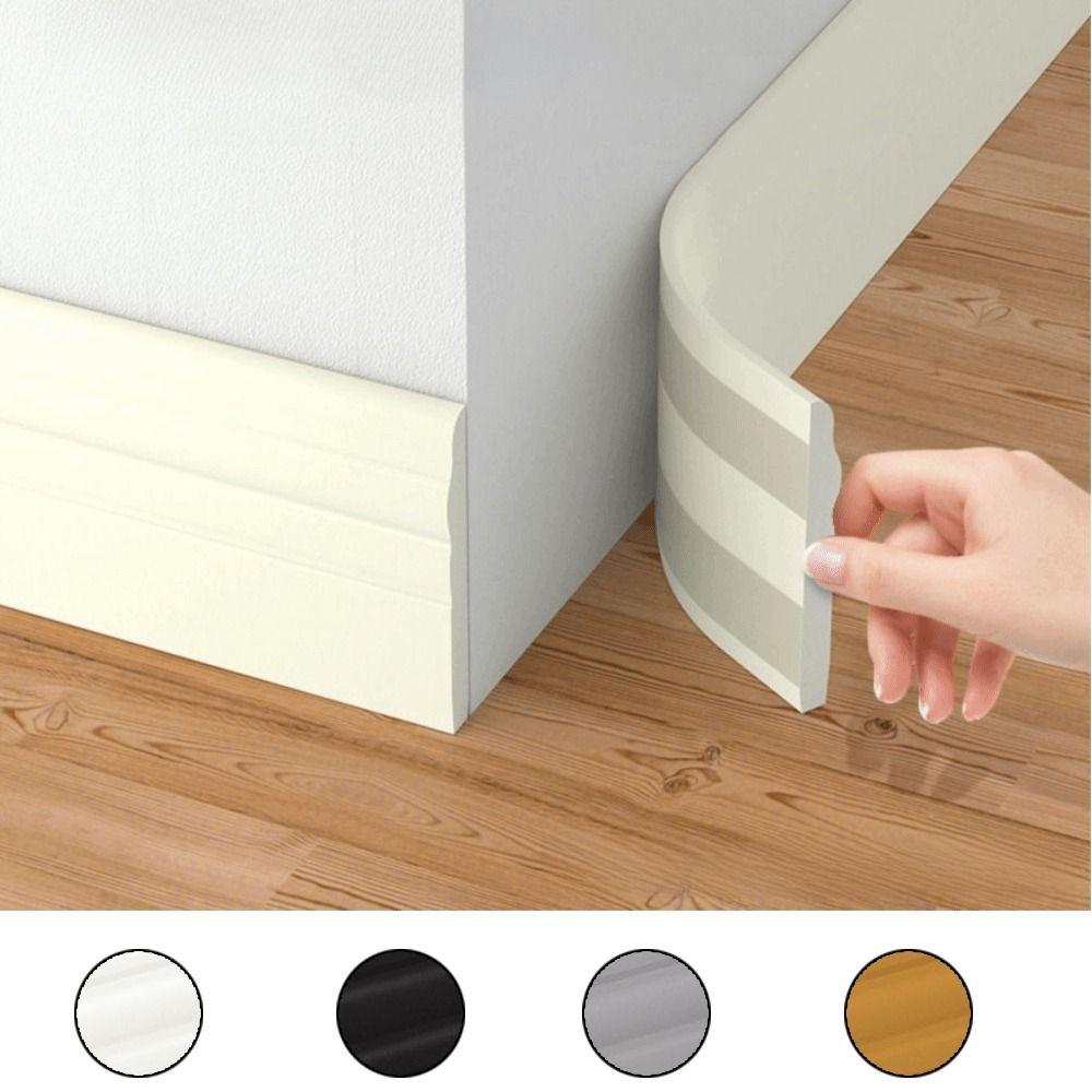 1 м/рулон Плинтус Декоративный Профиль Утолщенная Линия Плинтуса Угловая Линия для DIY Декор Дома