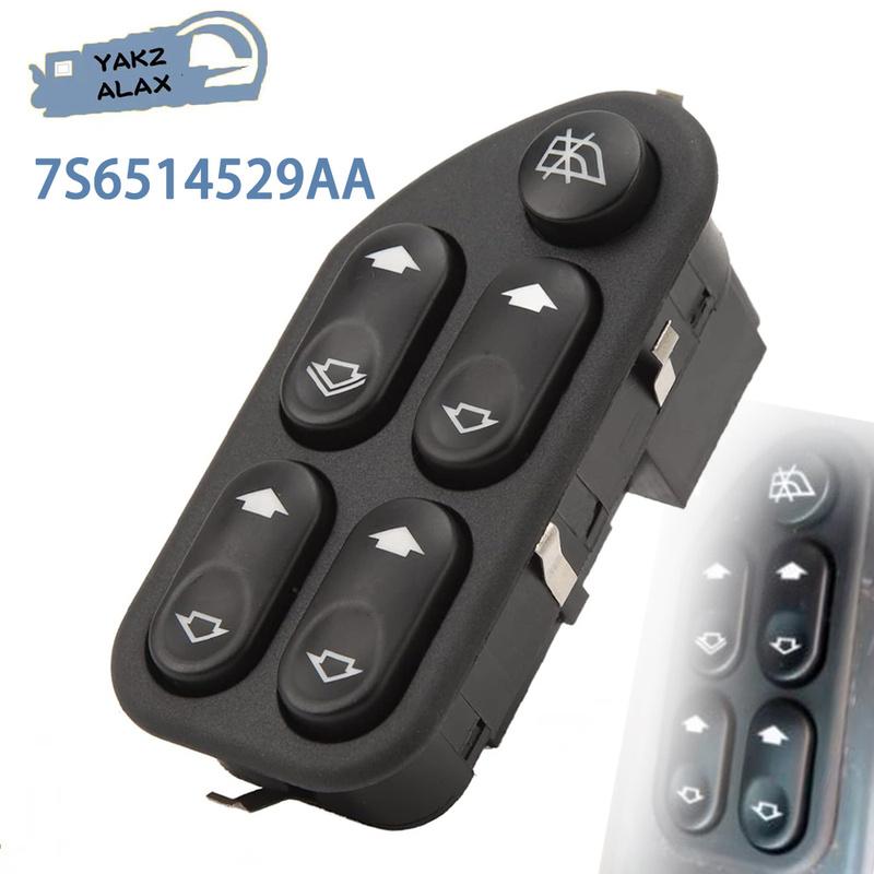 7S6514529AA Master Power Window Control Switch for Ford Ranger Fiesta Ecosport 2004 2005 2006 2007 2008 Mitsubishi Space Star DA