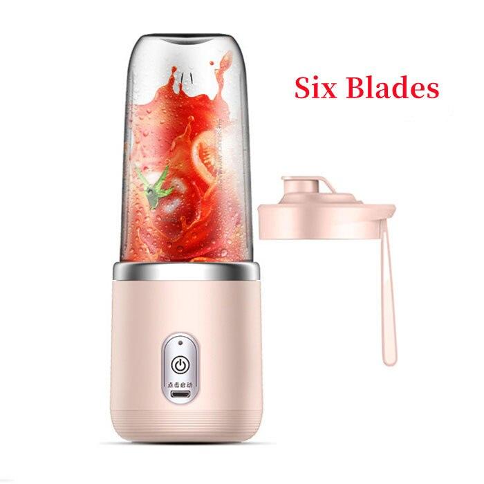 New Portable Blender Mini Mixer Electric Juicer Machine Fresh Fruit Juice Blender Smoothie Maker Blender Cup Home Travel