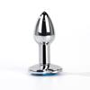 Heart Shaped Jewel Anal Plug Stainless Steel Crystal Removable Waterproof Butt Plug Stimulator Sex Toys for Men Women Metal