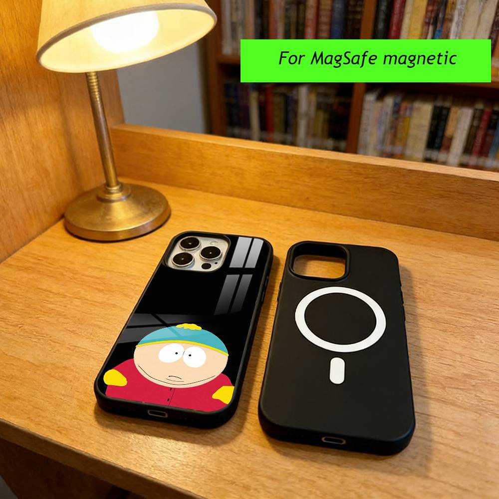 Animated Humor S-South Park Phone Case For iPhone17,16,15,14,13,12,11 Plus,Pro Magnetic with Magsafe Wireless Charging