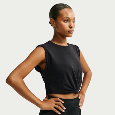 Women's Nike W NSKM PRF CTN CROP TWIST TNK