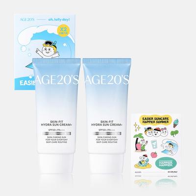 [AGE20'S] Увлажняющий солнцезащитный крем Skin Fit Plus 50 мл 1+1 Специальный набор SPF50+ PA++++