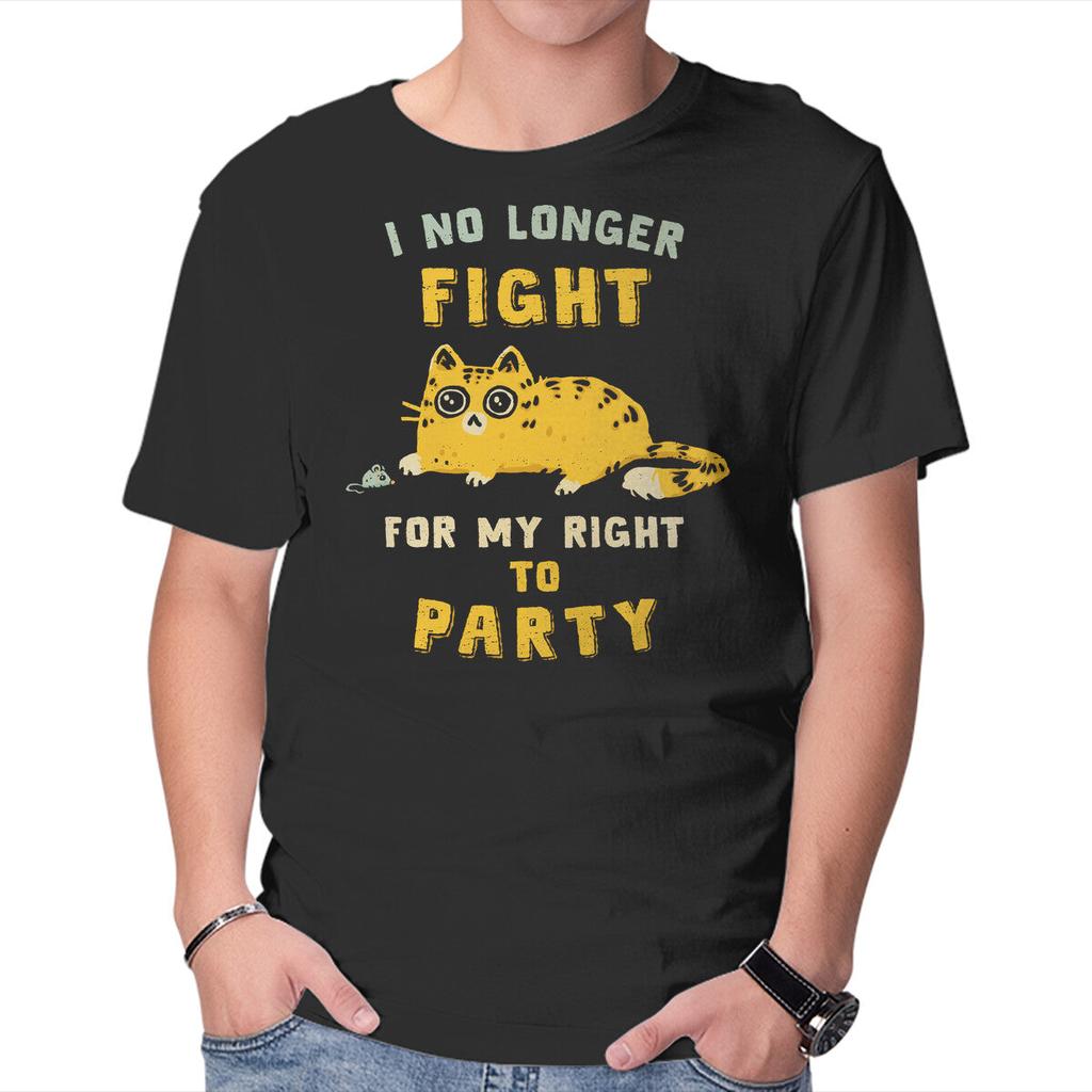 Unisex Crew Neck T-Shirt My Right To Party Graphic Short Sleeve Casual Tee