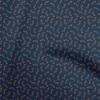 Cotton Flex Dark Blue Fabric Floral Fabric For Sewing Printed Craft Fabric By The Yard 40 Inch