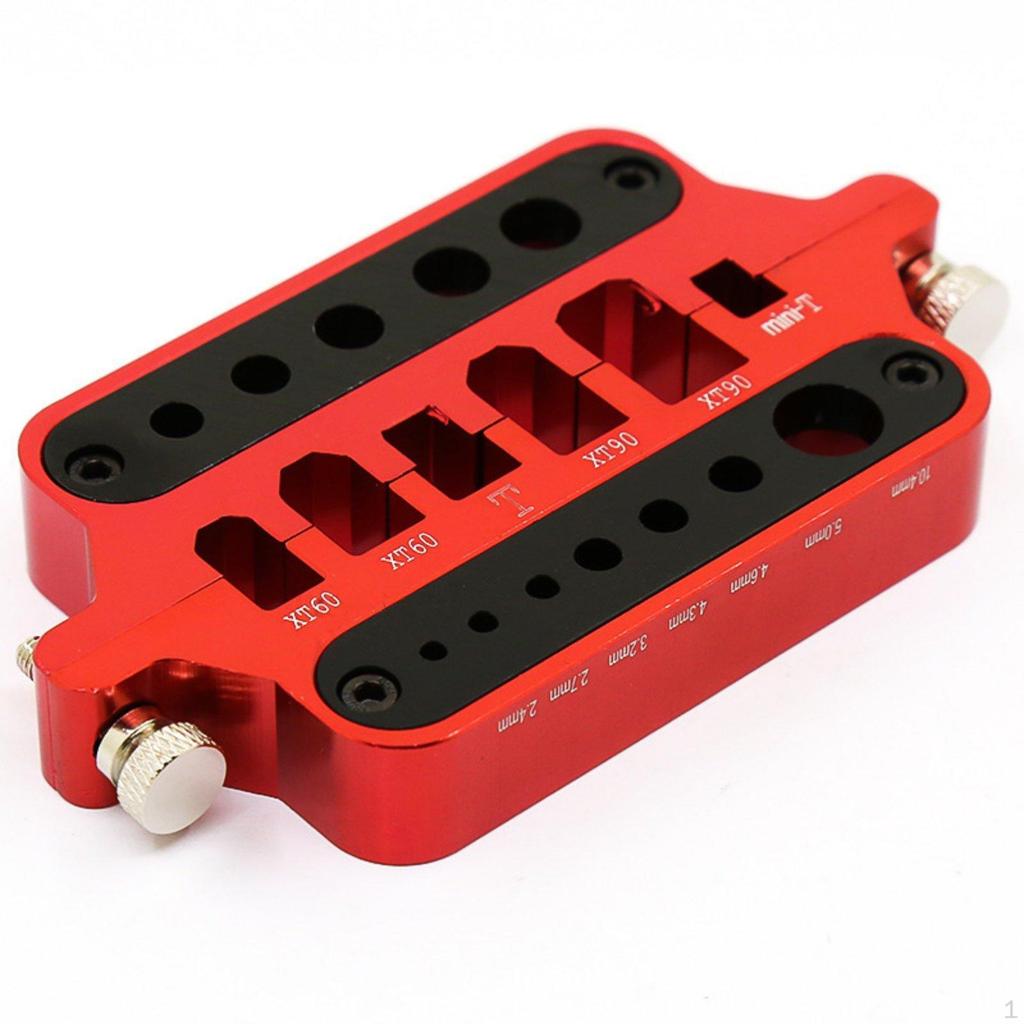 XT60 Soldering Jig VariousSize Slots XT90 Connector Holder Precision Cut RC Plug Stand for