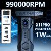 2026 новый и мощный с долгим временем работы от аккумулятора X11Pro Mini Turbo Jet Blower: Бесколлекторный двигатель 990000 об/мин, 10000 мАч и комплект для пылесоса (Очиститель автомобилей)