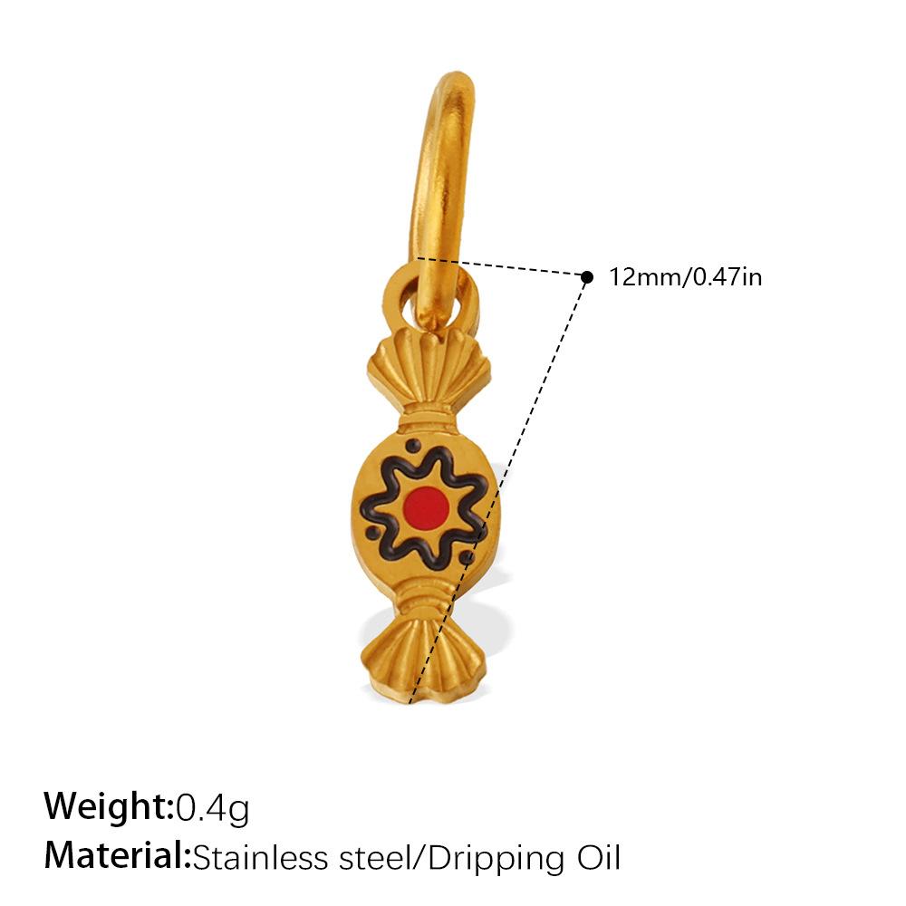 Yori 3Pcs Colorful Dripping Pendant Cartoon Fries Cake Coffee Shaped DIY Accessories for DIY Production of Bracelet Necklac