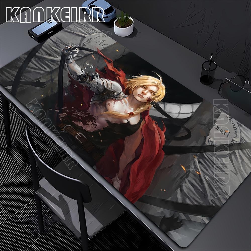 Gaming Xxl Hd Custom Home Mousepad Fullmetal Alchemist Mouse Pad Keyboard Pads Anti Slip Office Carpet Soft Computer Table Mat