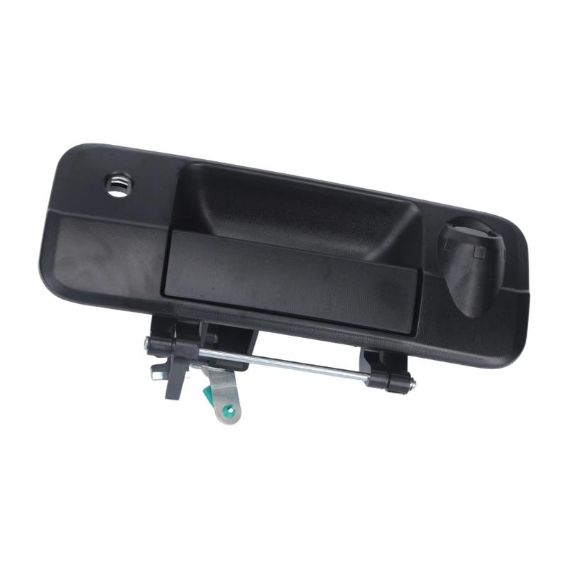 Наружная ручка задней двери грузовика для пикапа 2007-2013 годов, 69090-0C050, черная сборка с металлической опорной конструкцией и вырезом для замка камеры