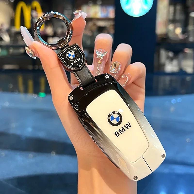BMW X3 Key Cover Old Style Male Female Blade Shape Shell for 5 Series 3 Series X1 X2 1 Series Car Key Holder Bag