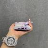 ins Lanyard BB Wash Face Cream Glossy Silicone Phone Case For iPhone 16 15 14 13 12 Pro Max 3D Full Bumper Protective Back Cover