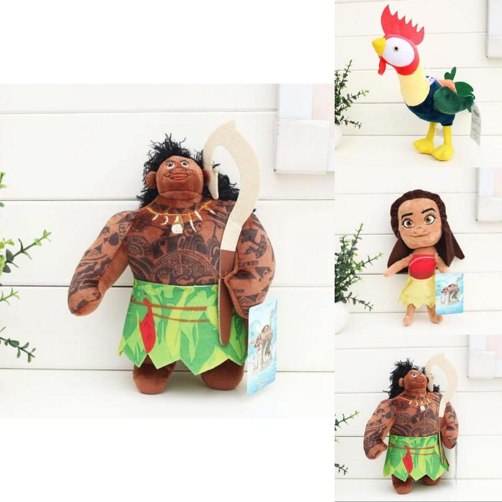 Premium Quality Movie Moana Maui Pua Heihei Plush Dolls For All Ages