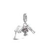 New 925 Silver Charms fit Bracelet For Women DIY Fashion Making Jewelry Fruit Robot Jigsaw Puzzle Dangle Beads
