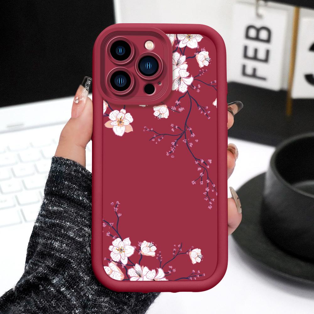 Чехол для телефона 'Весенние цветы' для iPhone 13 12 11 Pro Max Mini 7 8 6 6S Plus X XS XR SE 2020 2022 Лестница Мягкая крышка