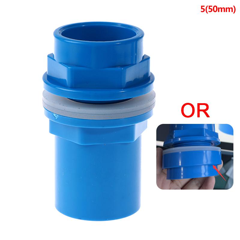 20-50 мм соединители из ПВХ утолщают адаптер для садовой дренажной трубы для аквариума