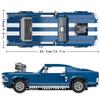 1680 шт. Инновационный эксперт Ford Sports Racing Car Model Building Blocks Кирпичи DIY Toys для детей Взрослые Подарки на день рождения Рождество