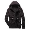 Medium and Long Washed Cotton-padded Men's Hooded Thickened Plus Size Casual Cotton-padded Men's Jacket