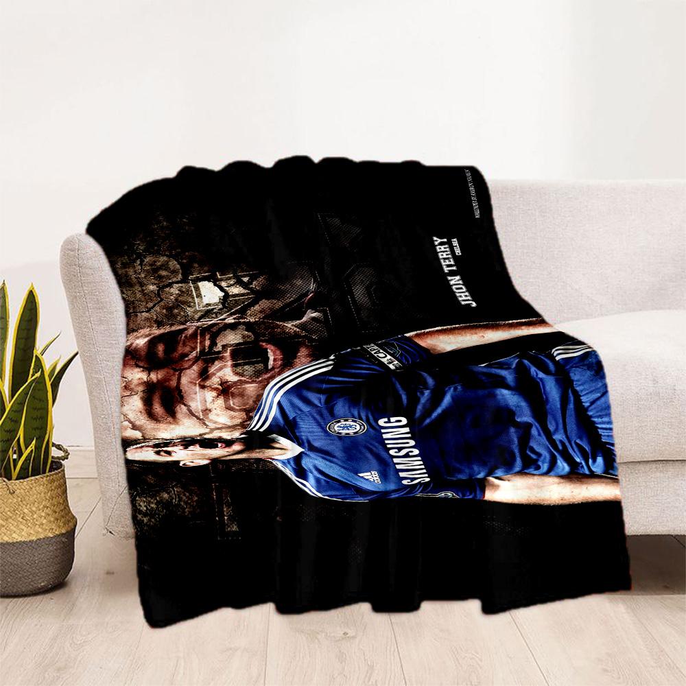 John Terry Chelsea Legend Blanket Durable Comfort Suitable for Office Sofa Office Chair for All Seasons Modern Gift for Travel Home Birthdays