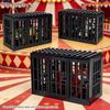 Клетка для зверя 42142 Тигр Дети Сборка Мелкие Строительные Блоки Игрушка Животные Аксессуары Модель Мейгао