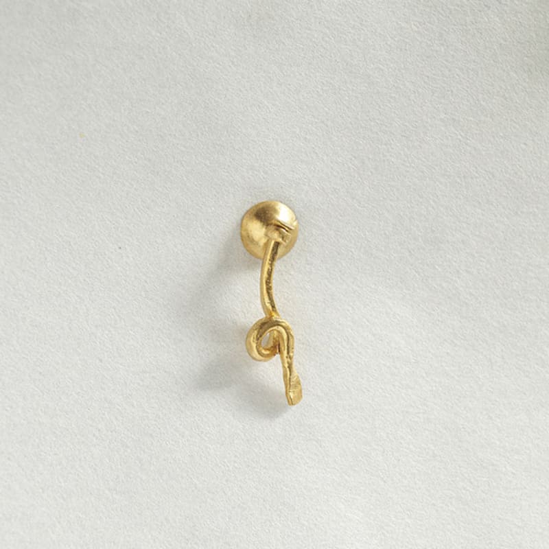 a.neujac The Lock II Single Earring