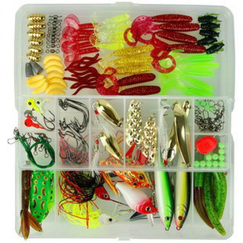 Wehe Beginner Fishing Lure Kit Full Water Column Soft Plastic Baits Set Freshwater Saltwater Bass Pike