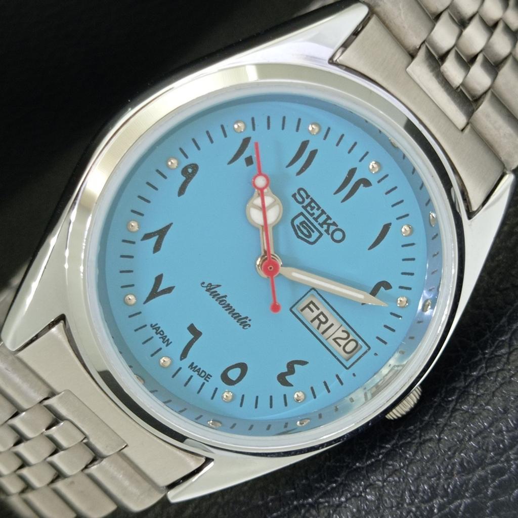 АВТОМАТИЧЕСКИЕ ВИНТАЖНЫЕ ВОССТАНОВЛЕННЫЕ SEIKO 5 ЯПОНИЯ 6309A МУЖСКИЕ АРАБСКИЕ ЧАСЫ a441280-7