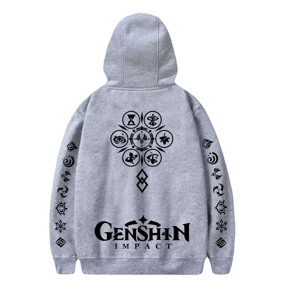 Мужские и женские толстовки Genshin Impact Anime Hoodies Autumn Casual Pullover Sweats Hoodie Fashion Hip Hop Sweatshirt Clothes