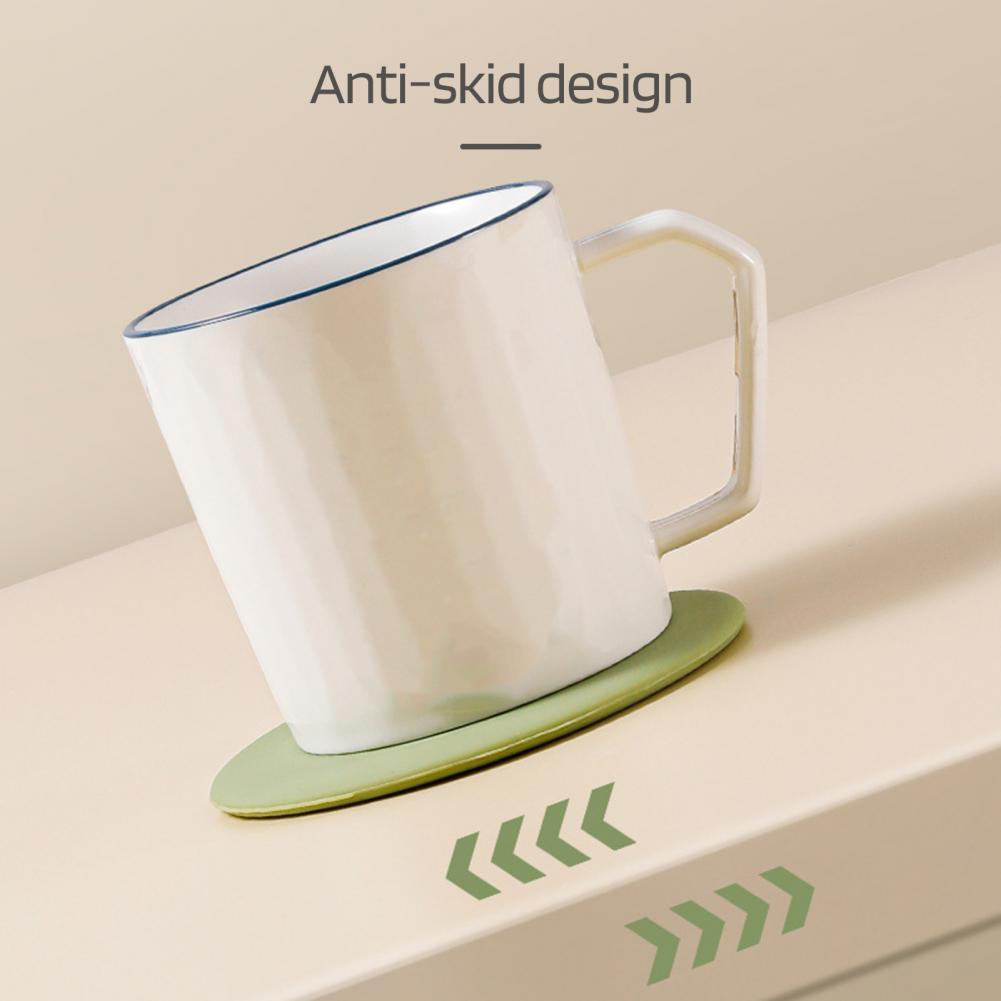 Silicone Cup Lids Flexible Mug Covers Hot Cup Lid Coffee Tea Coaster High-Temperature Resistant Coaster Dustproof Cup Lids