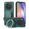 Чехол для телефона Oppo Find X8s 5G с поворотной подставкой, снимающий стресс, ретро-кожаная задняя крышка