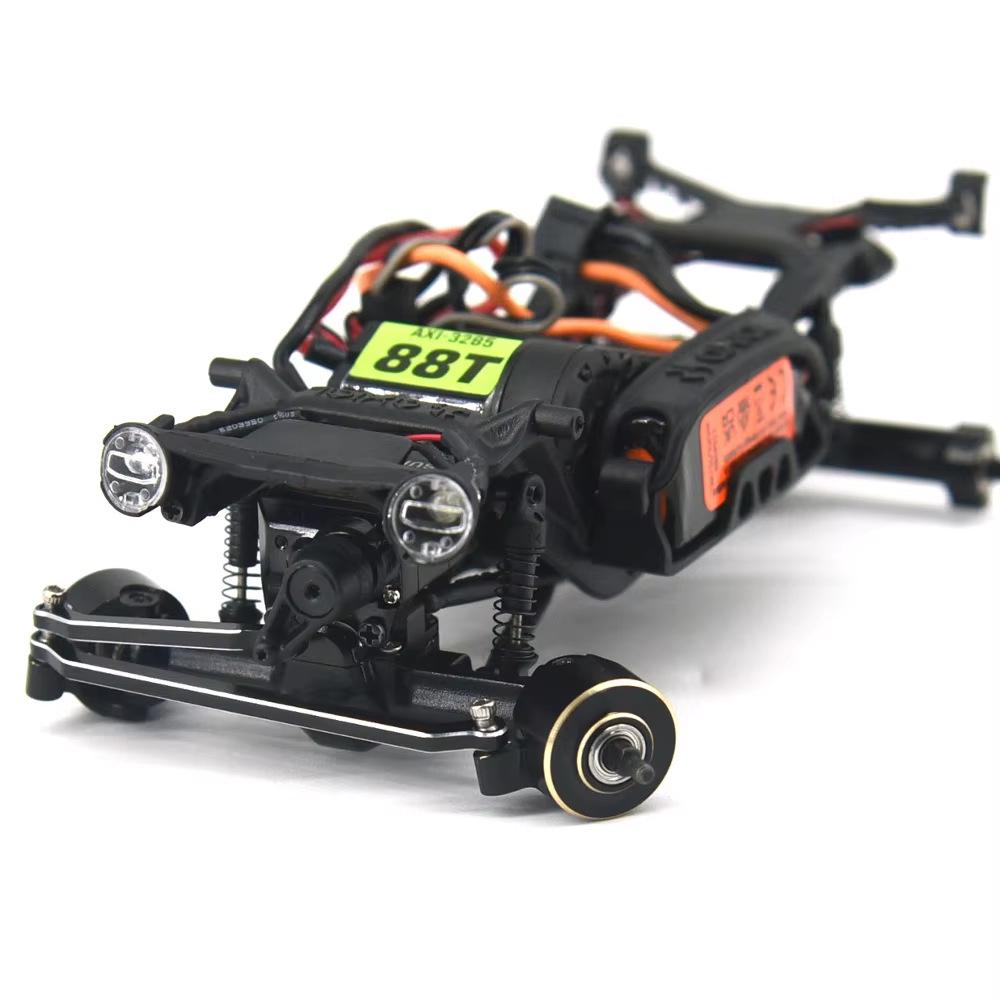 SCX30 4mm Aluminum Alloy Front & Rear Axle Set