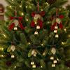Crisp Sound Xmas Tree Pendant Creative Christmas Decoration Bells  Xmas New Year Decorative