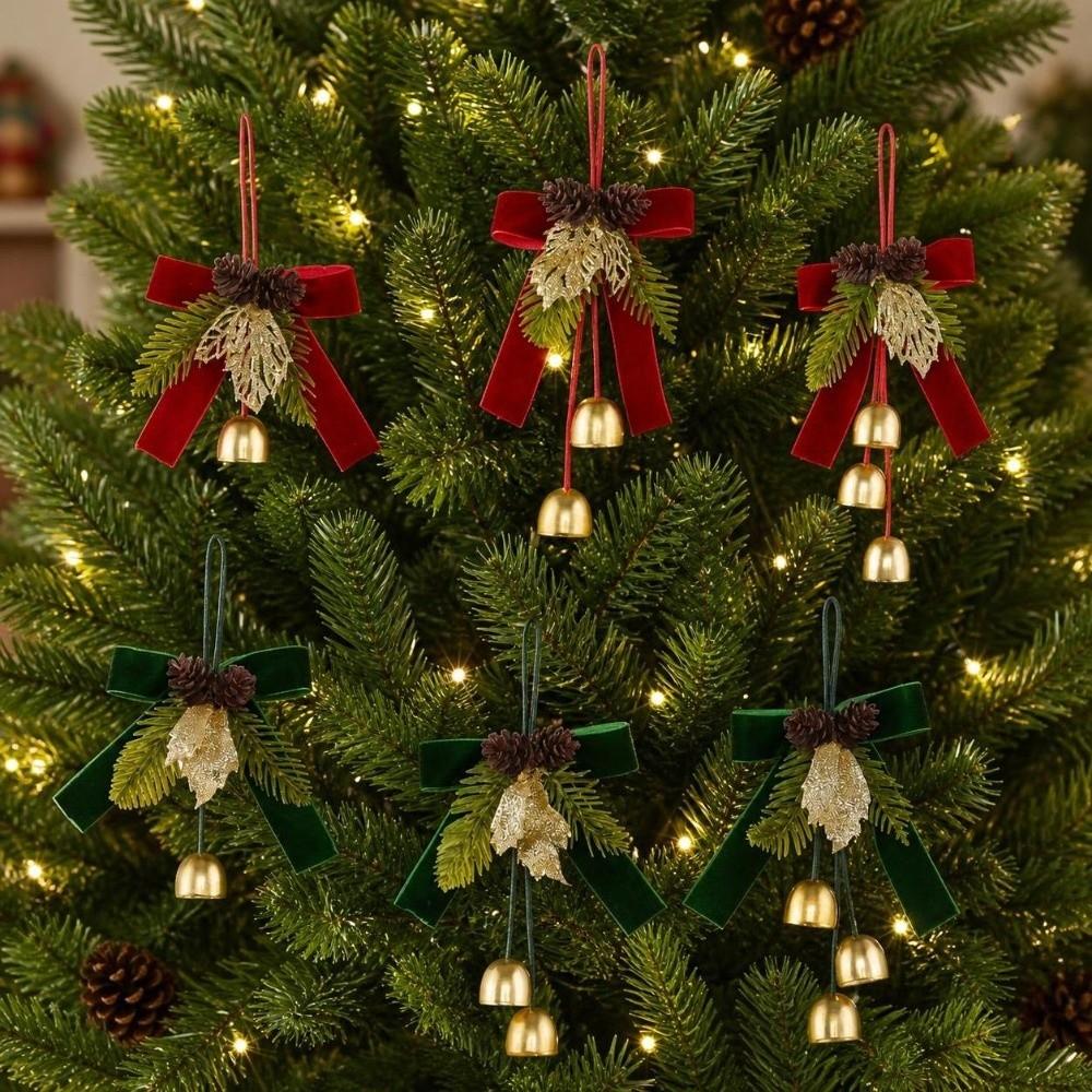 Crisp Sound Xmas Tree Pendant Creative Christmas Decoration Bells  Xmas New Year Decorative