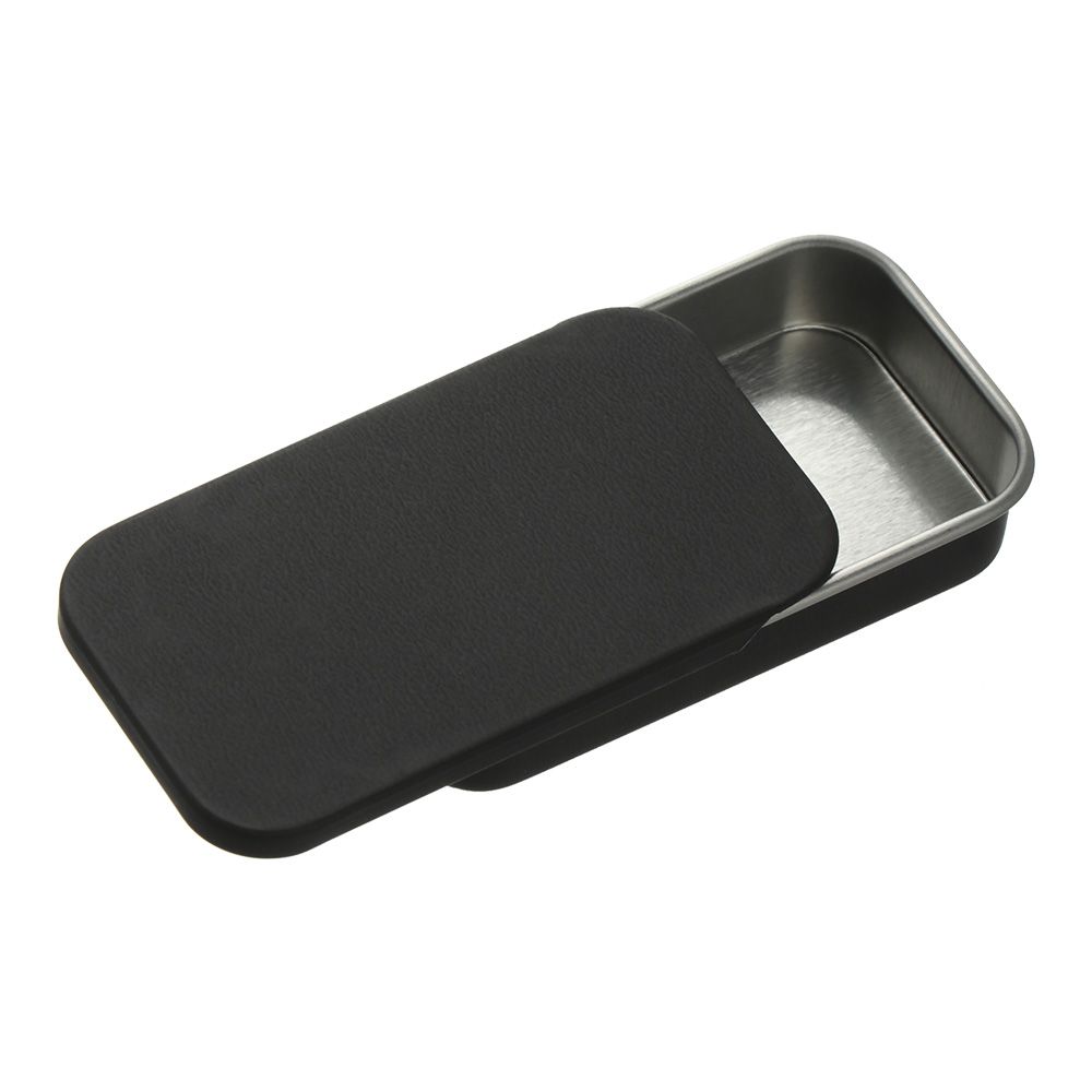 Tinplate Push Eyebrow Soap Box Small Storage Box Containers Rectangular Empty Tins Home Organizer