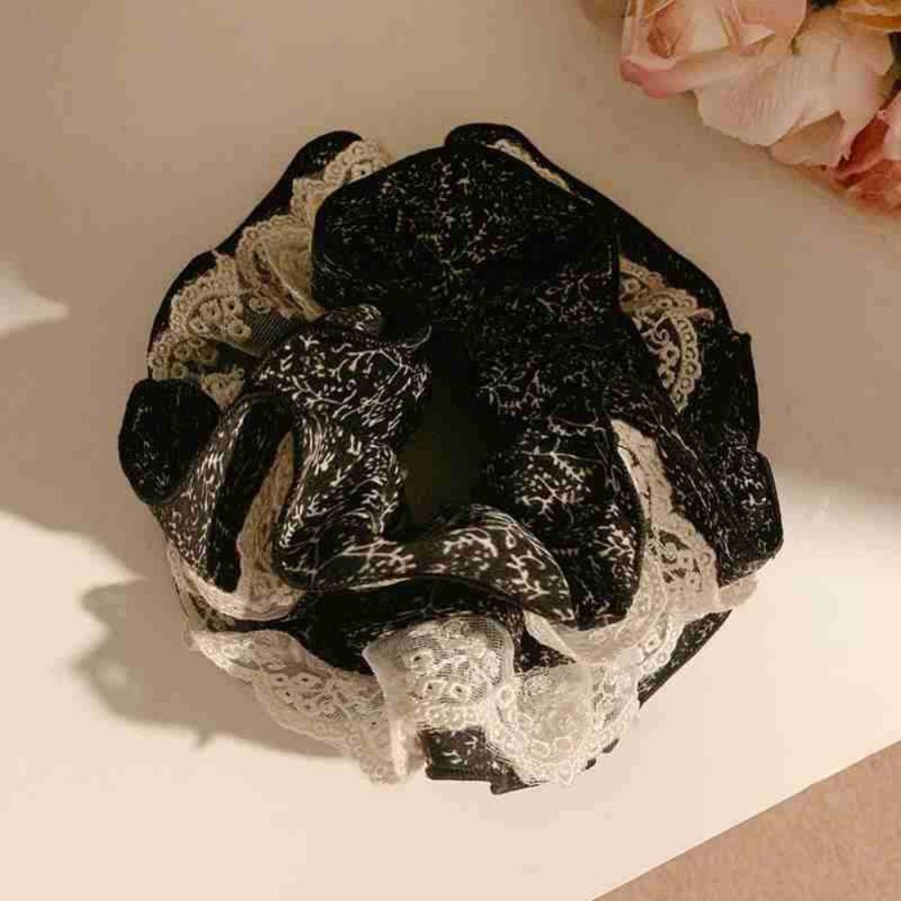 Large Size Women Hair Scrunchies French Style Oversized Hair Ropes Hair Accessory