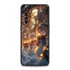 Чехол Рождественский снеговик для Realme C67 C63 C55 C53 C35 C25 C21 GT 2 3 5 6 10 11 12 13 Pro Plus 5G Мягкий ТПУ Чехол для телефона Fundas Сумка
