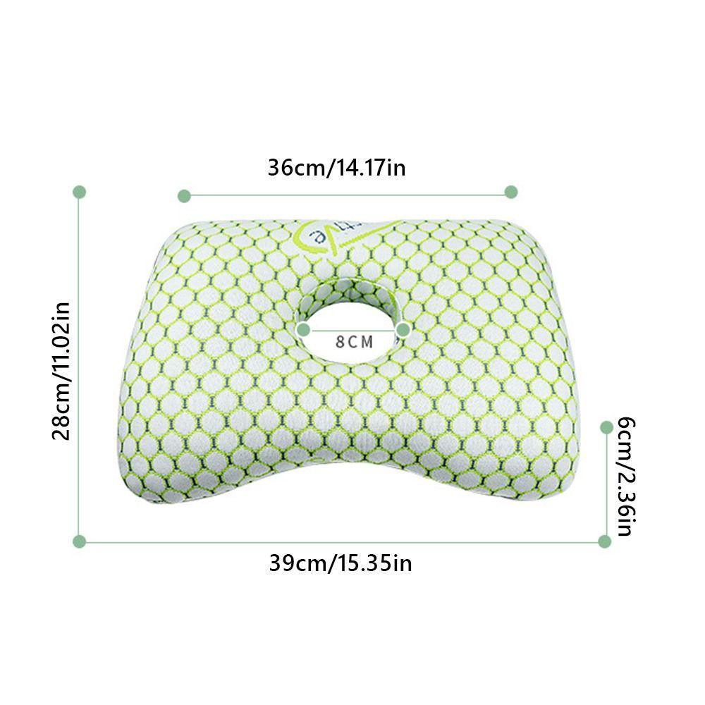 Breathable Pillow with Ear Hole Cotton Filling Earring Pillow for Ear Pain Relief