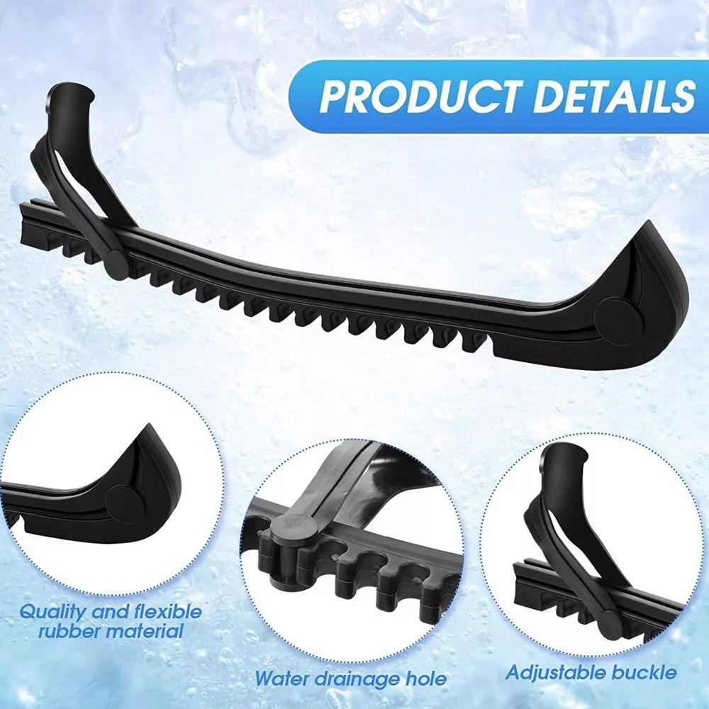 1 Pair Universal Non-Slip Ice Blade Protector Protector Sleeve Adjustable Ice Skate Guards Wear-Resistant Shoes Ice Skate Covers