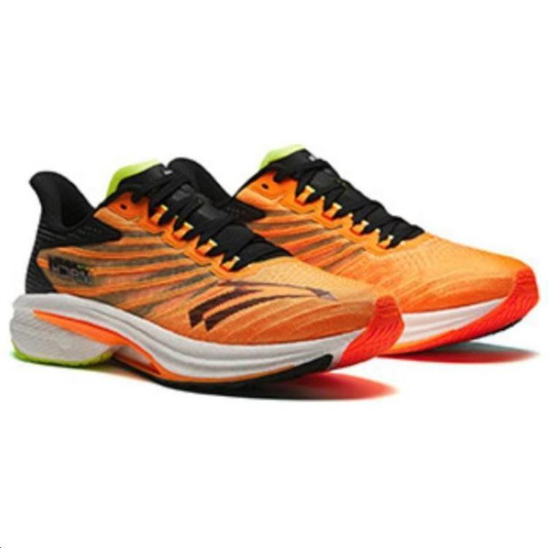 Anta Кроссовки для бега MACH 4.0 с амортизацией, нескользящей подошвой, упругим отскоком, низкие, мужские, оранжево-черные, 112415583-1