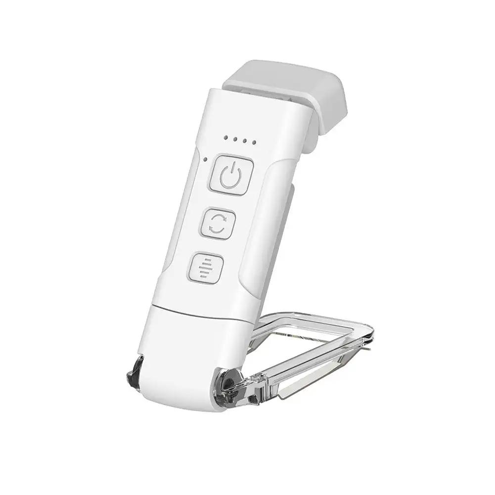 LED Clip-on Bookmark Book Light USB Rechargeable Reading Light Mini Led Brightness Adjustable Portable Bedside Desk Light