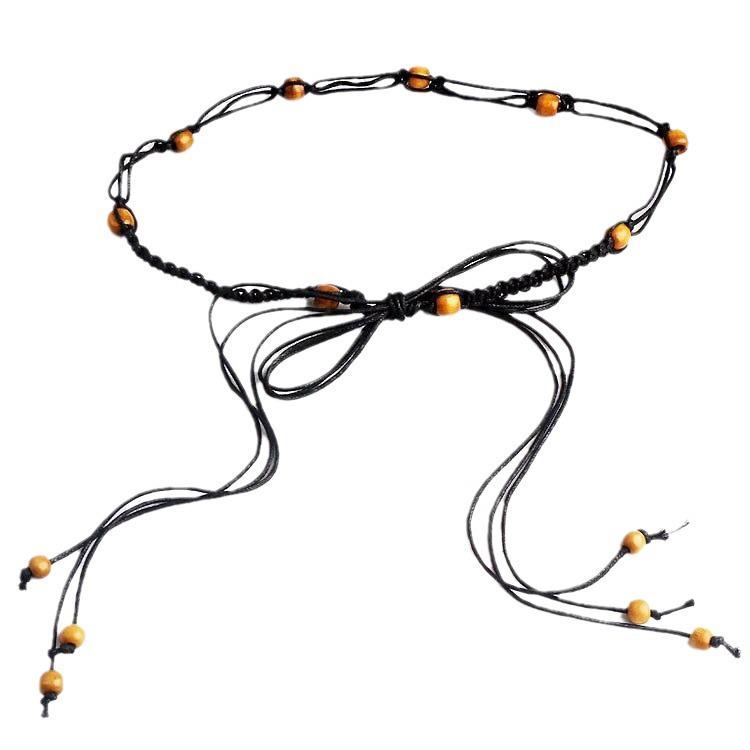 Женский пояс ручной работы в стиле бохо — универсальный классический стиль для юбок и рубашек