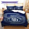 San Diego Padres Pattern Bedding Set Quilt Cover Pillowcase Home Decor Gift (1 * duvet cover + 2 * pillowcase, without core)