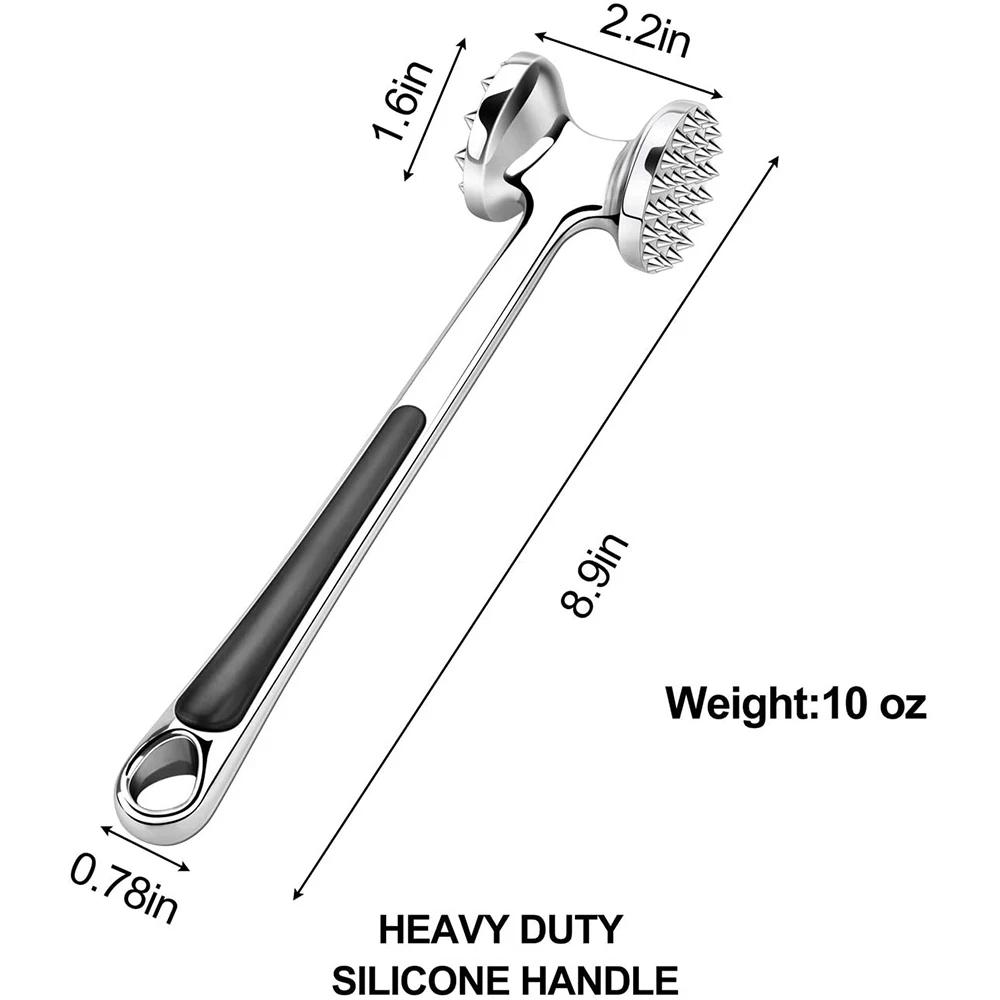 Meat Mallet Kitchen Tenderize Steak Beef Tool Meat Tenderizer Mallet Meat Tenderizer Stainless Steel Meat Tenderizer Needle