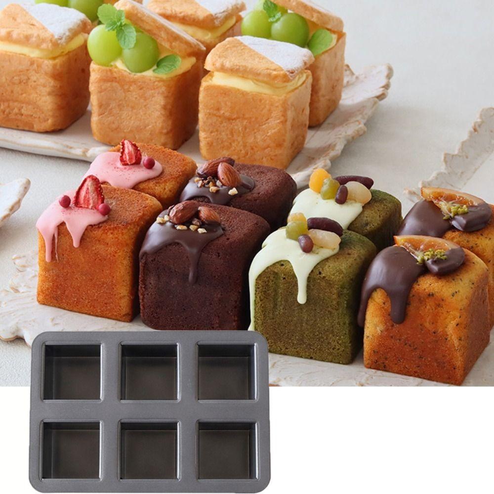 Nonstick Madeleine Cake Baking Pan 6/8 Cavity Dessert Baking Tray Bread Baking Mold Household