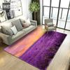 Романтический лавандовый ковер для гостиной, фиолетовый ковер с цветочным принтом, современный коврик для дивана, ковер для комнаты для девочек, прикроватный коврик, фланелевый коврик из губки
